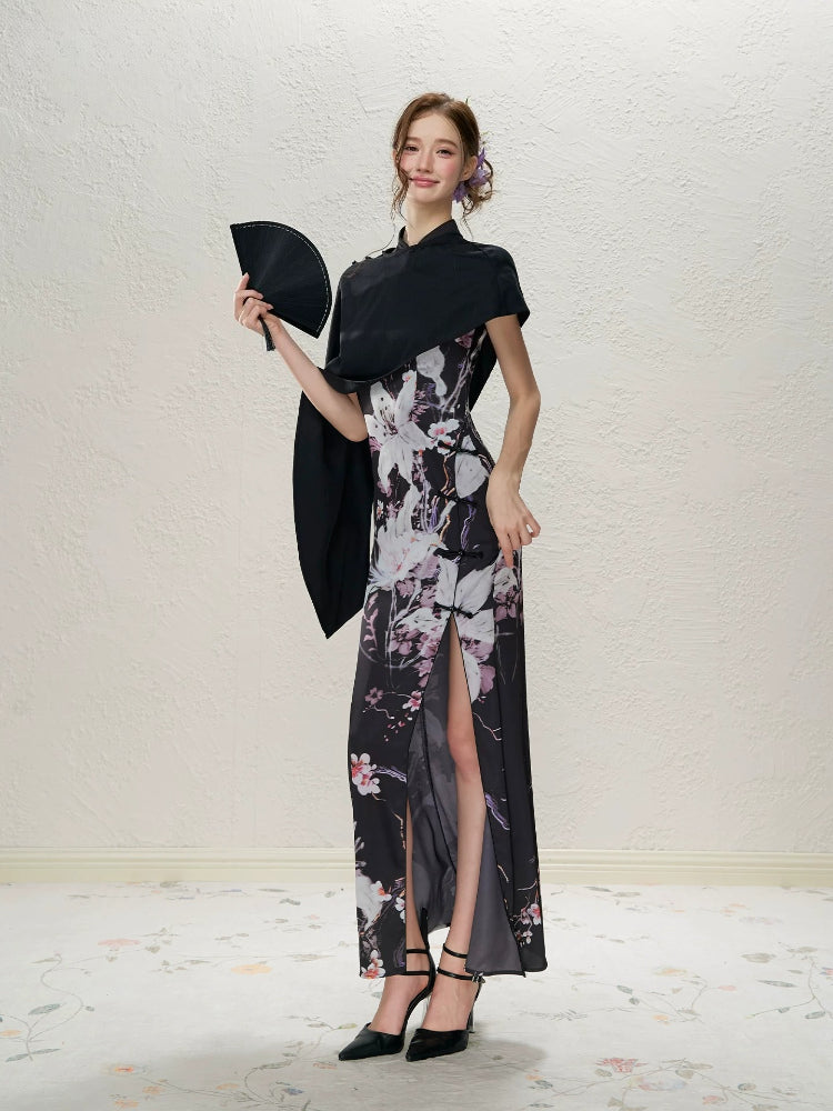 "Dream Garden" Qipao Dress Set