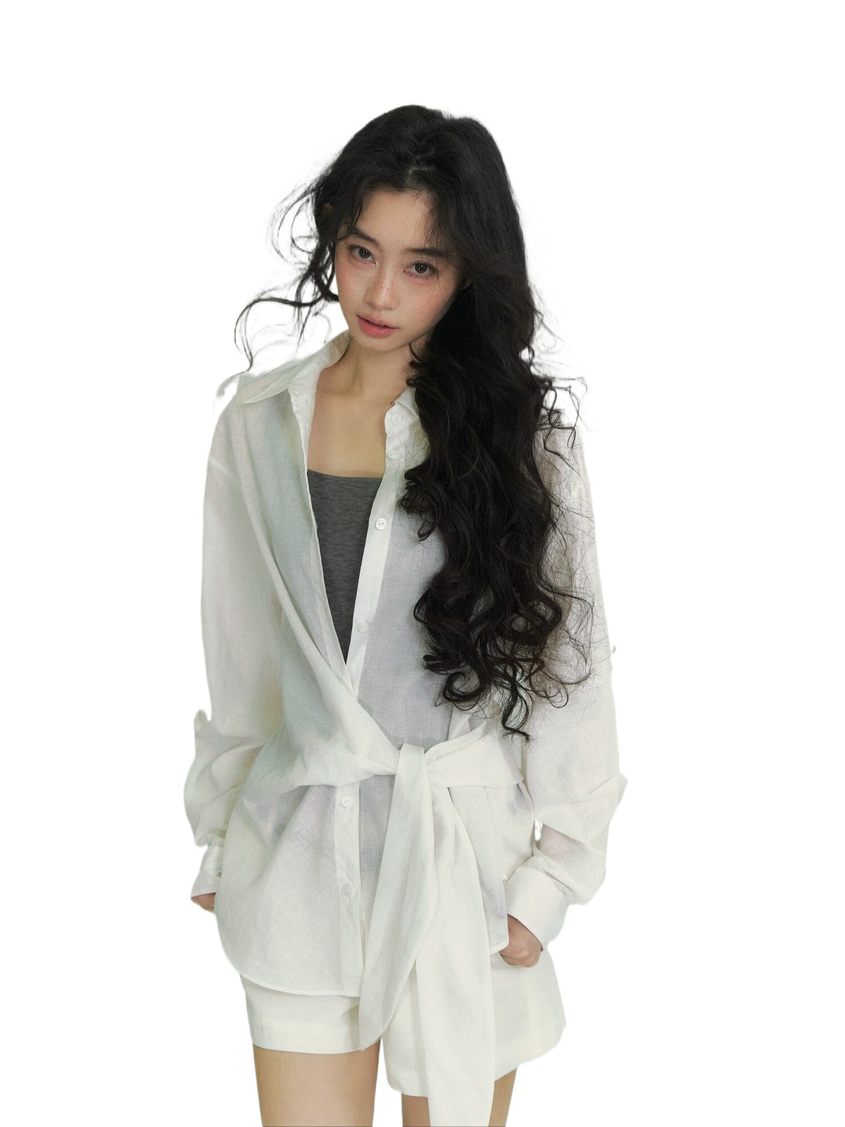 Breathable Tie Shirt