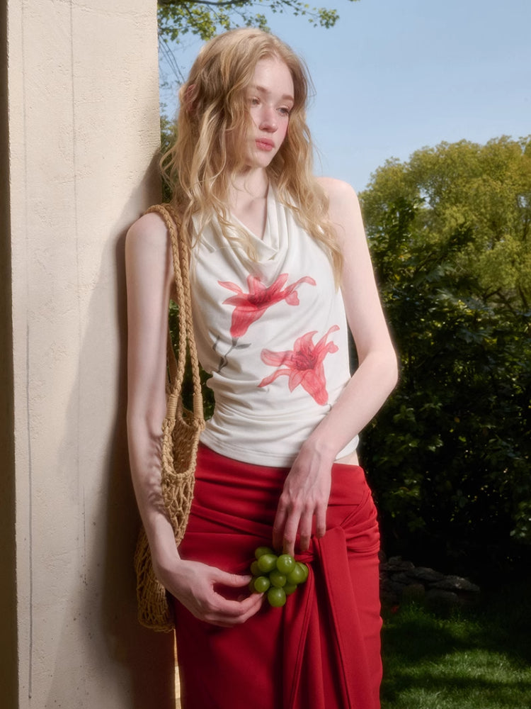 Perfumed Lily Top & Skirt Set