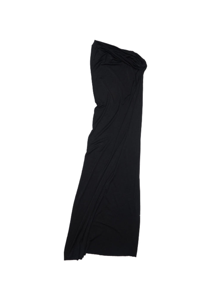 Large Round-Neck Knot Acetate Tank Top & Skirt Set