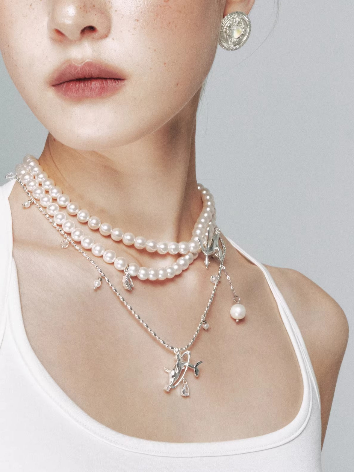 Whale Pearl Choker