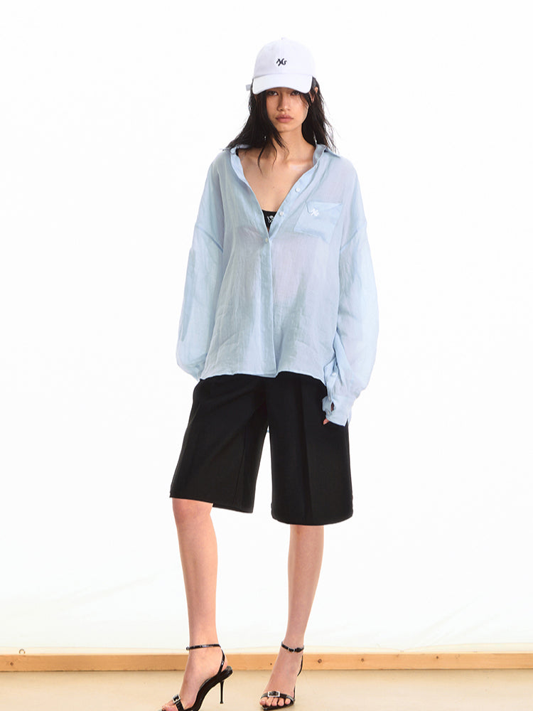 Casual Lightweight Long Sleeve Shirt