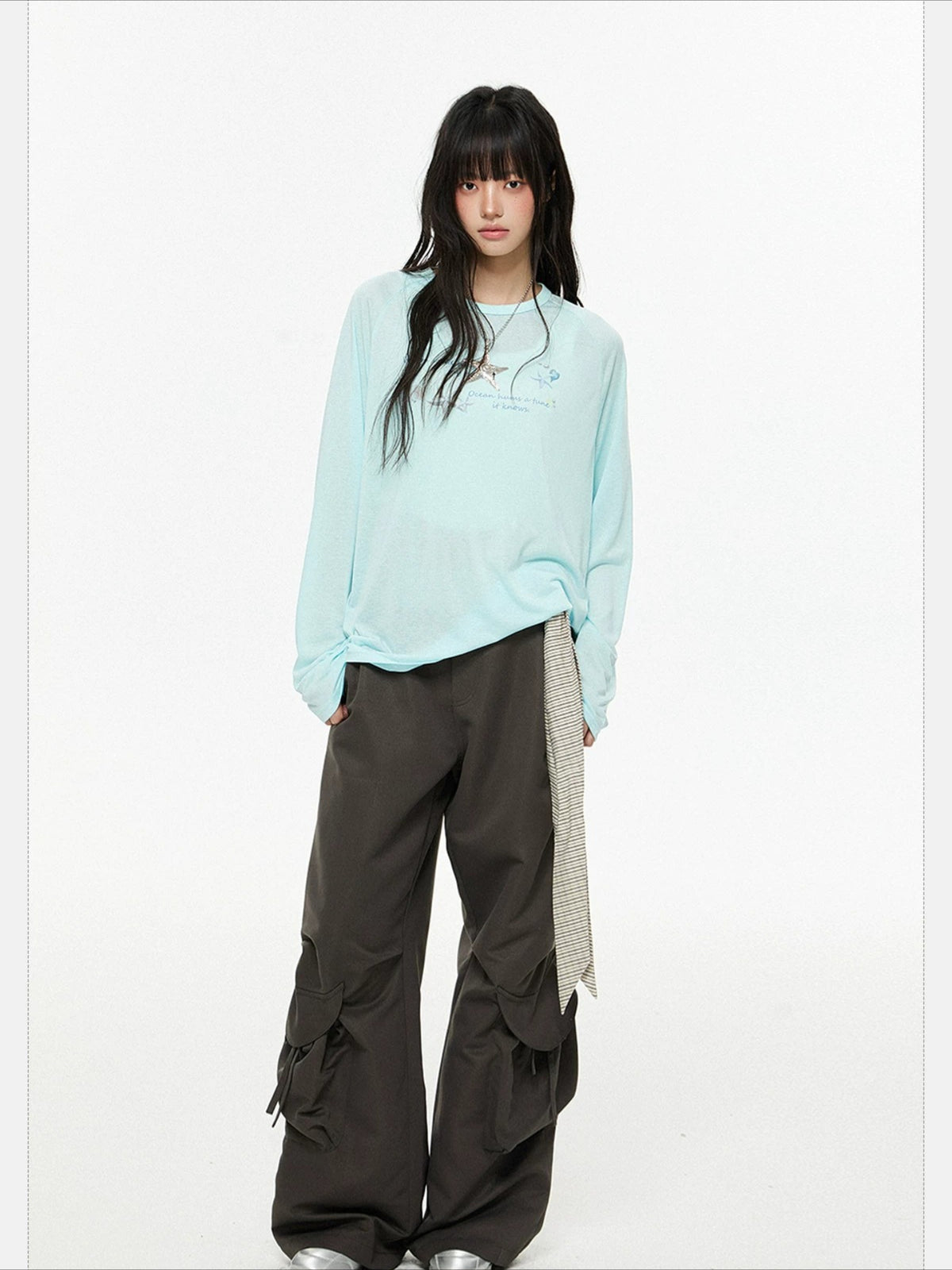 Pocket Pleated Cargo Pants