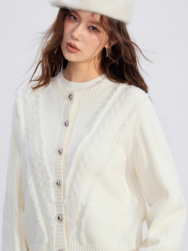 Soft Cable Trim Sweater