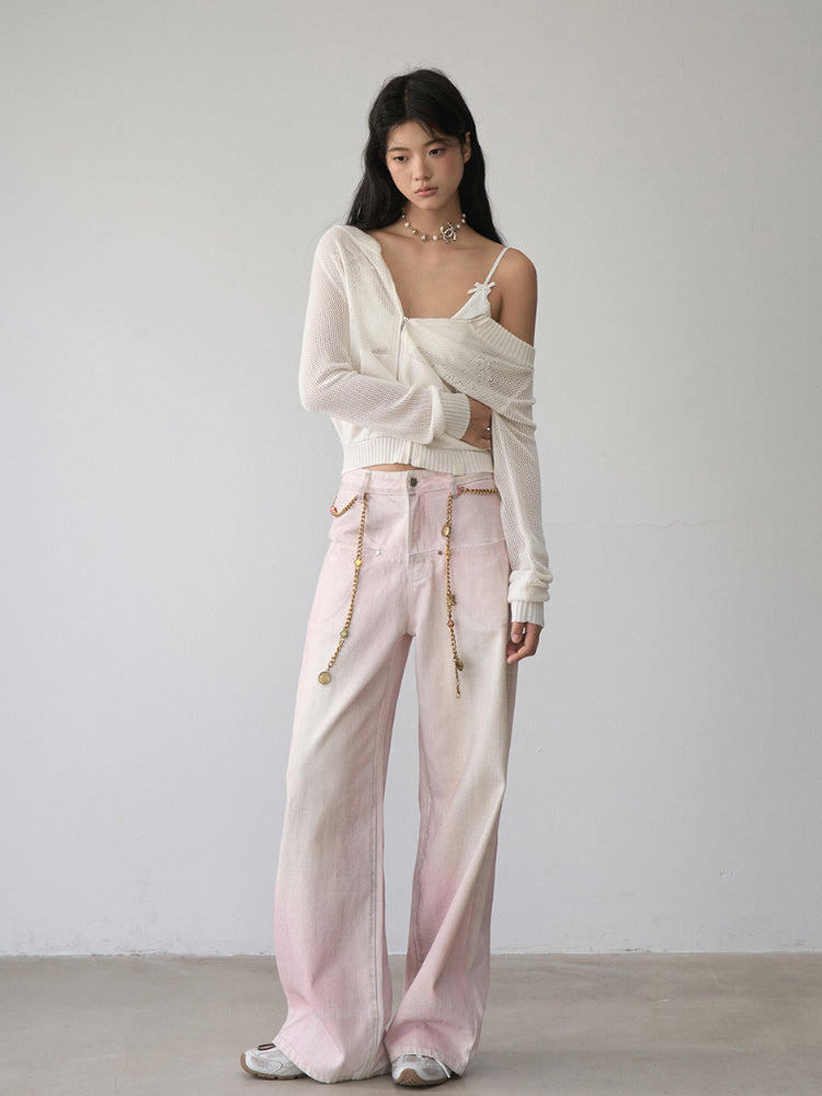 Double-Layer Structure Lace-Spliced Bra