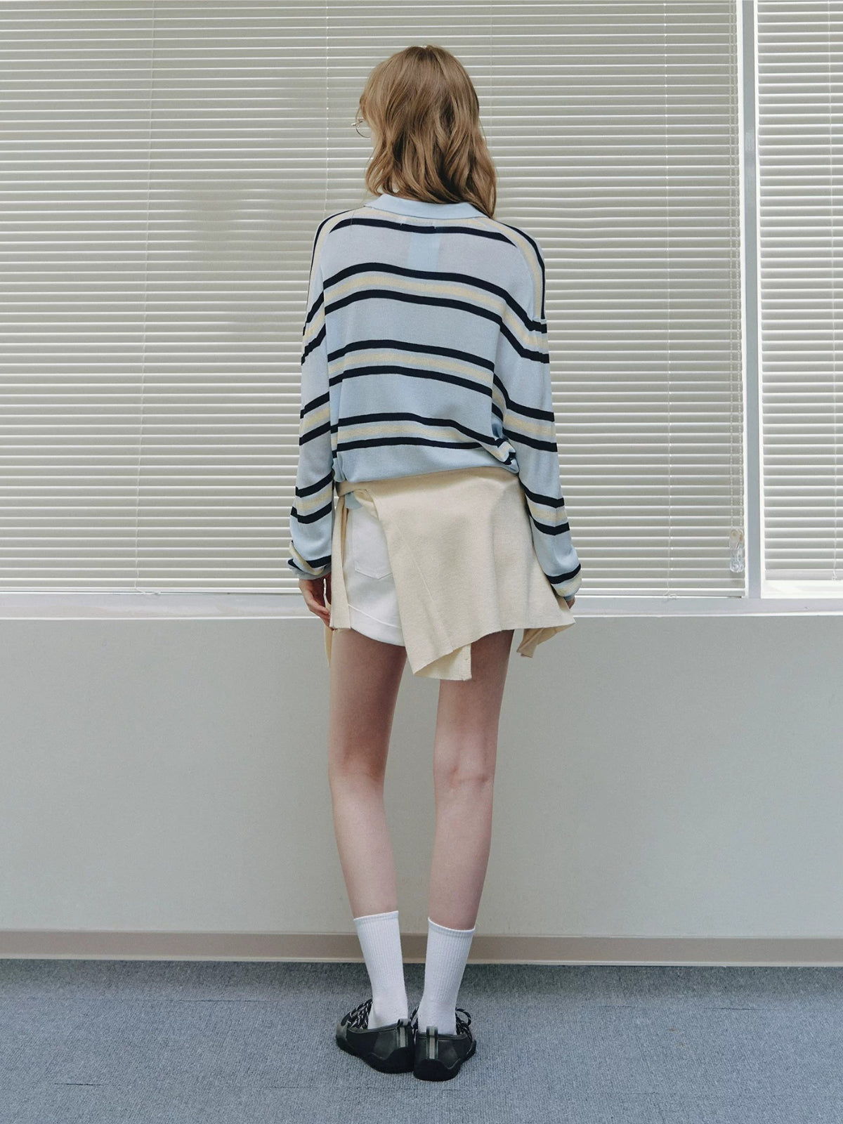 Striped Polo Top Set