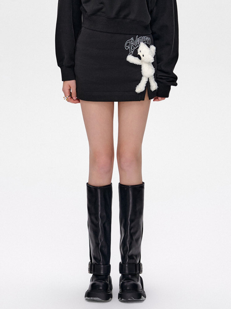 Side Slit A-Line Skirt