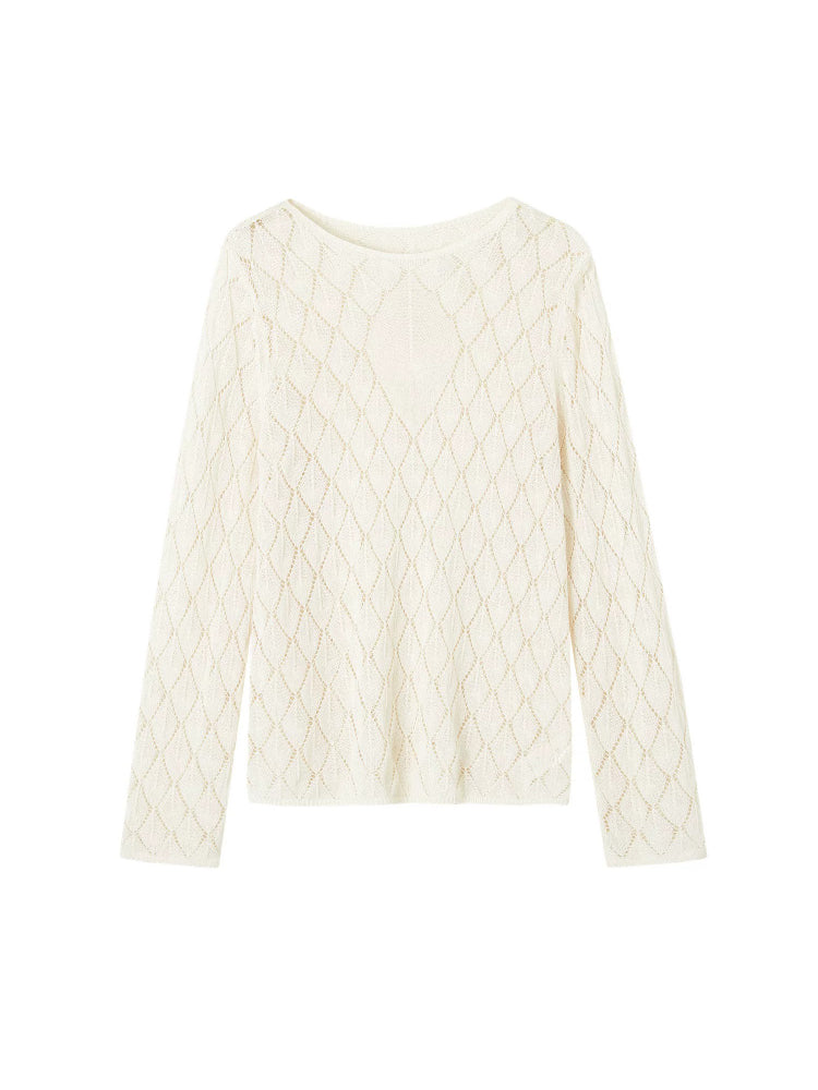 Washi Knit Cutout Top