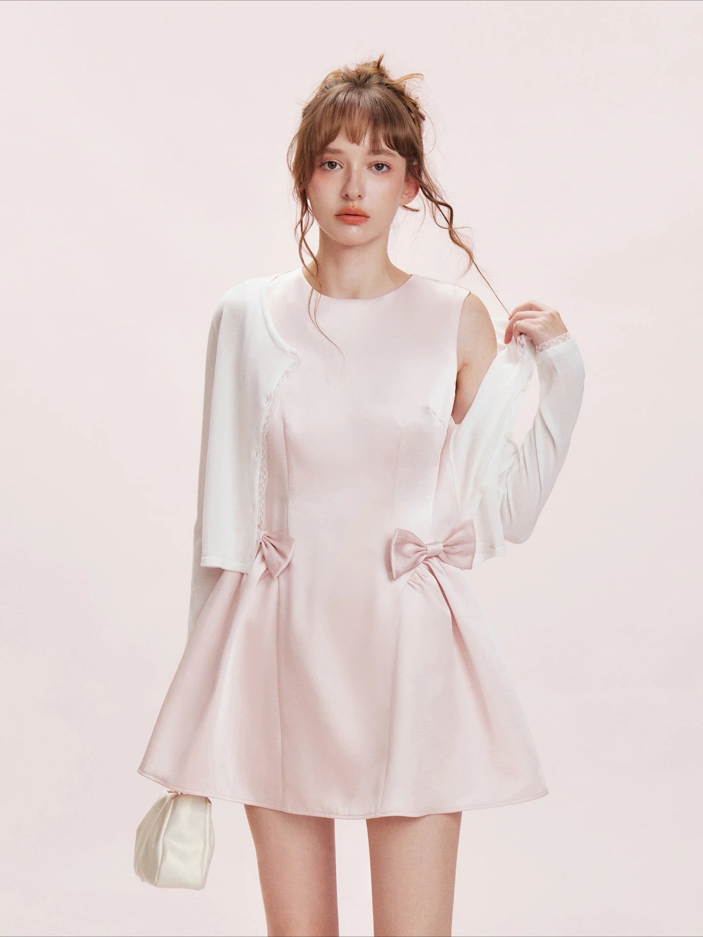 Satin Bow Dress