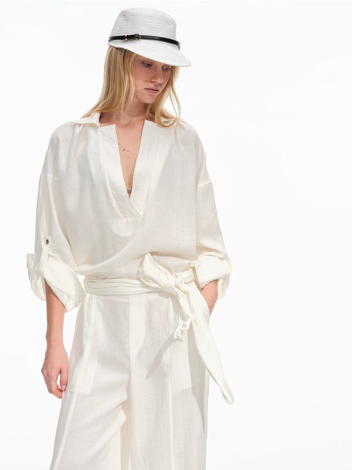 Linen Blend Jumpsuit