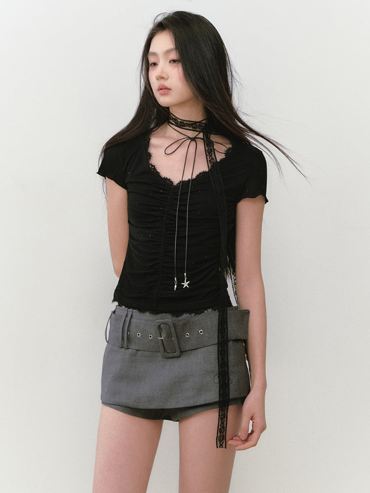 Starfish Series Lace String Necklace