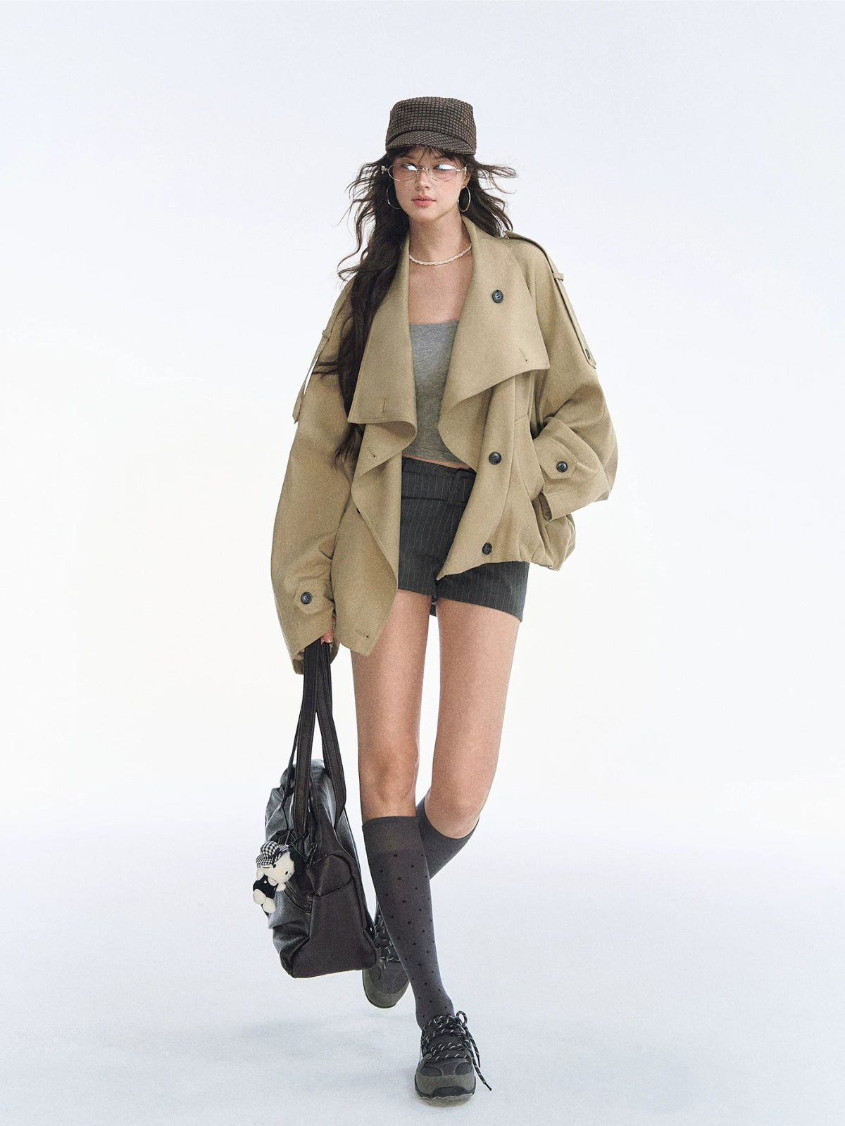 Double Breasted Short Jacket