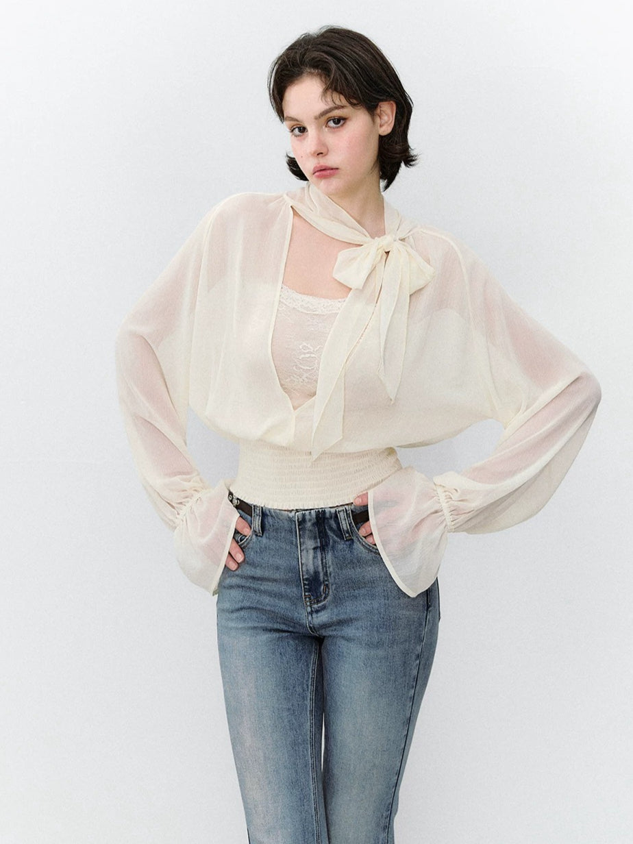 Reversible Chiffon Blouse