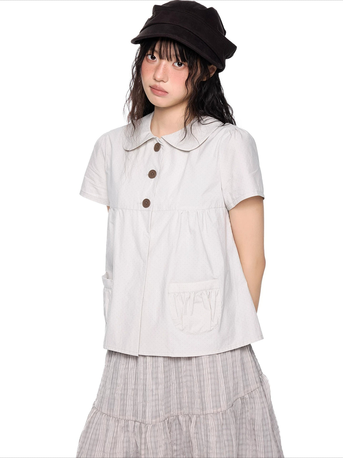 Polka Dot Peter Pan Tee