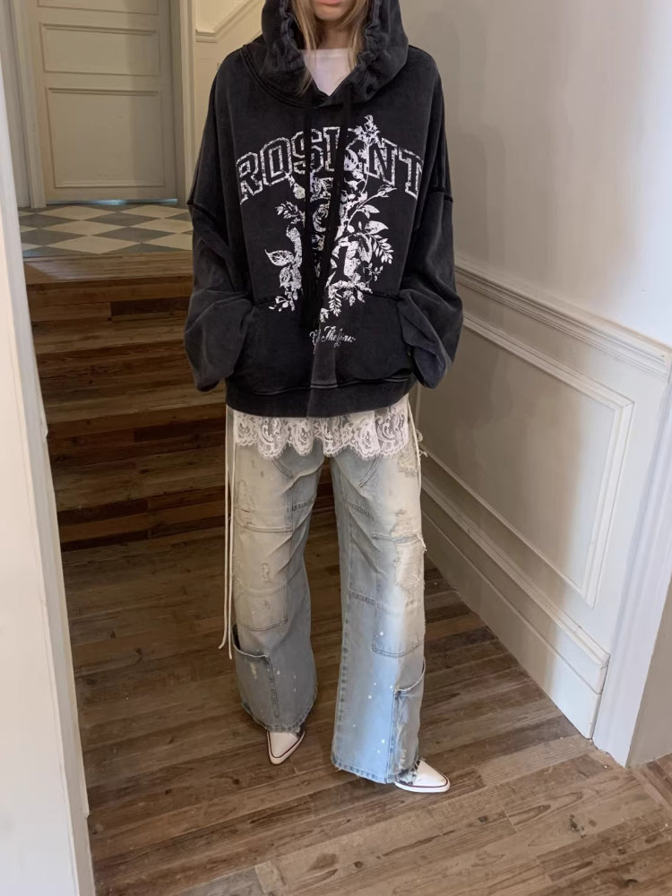 Washed Rose Hoodie
