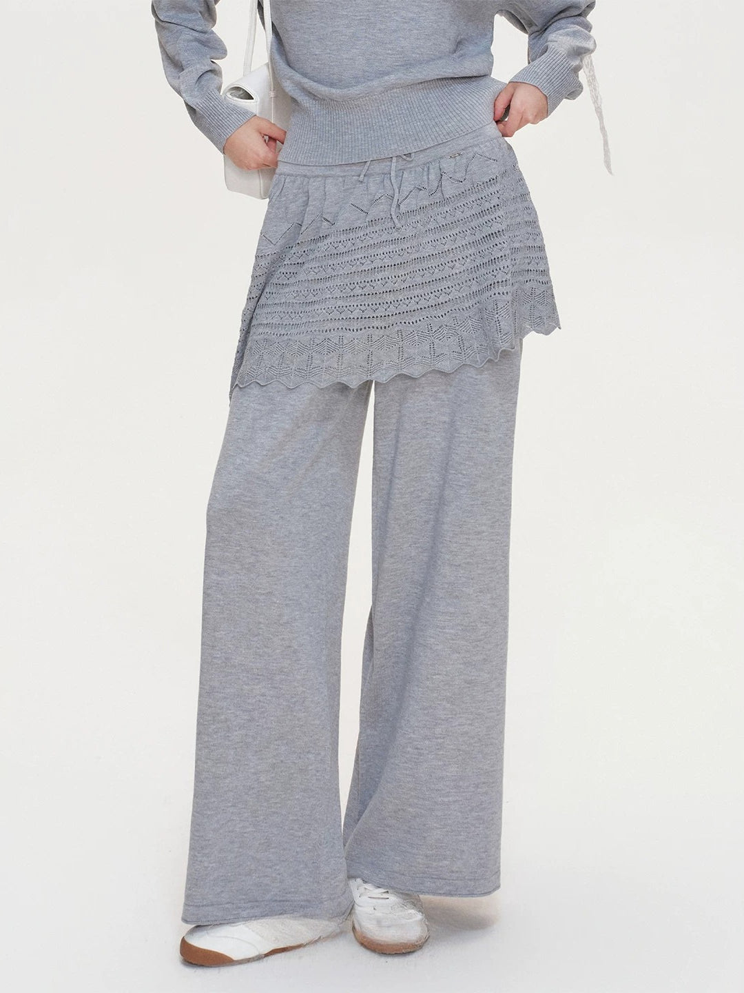 Lace Knit Lounge Set