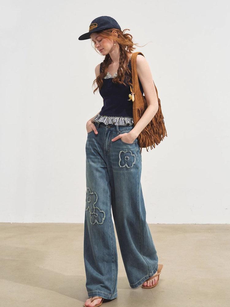 Plaid Halter Fake Two-Piece Inner Vest