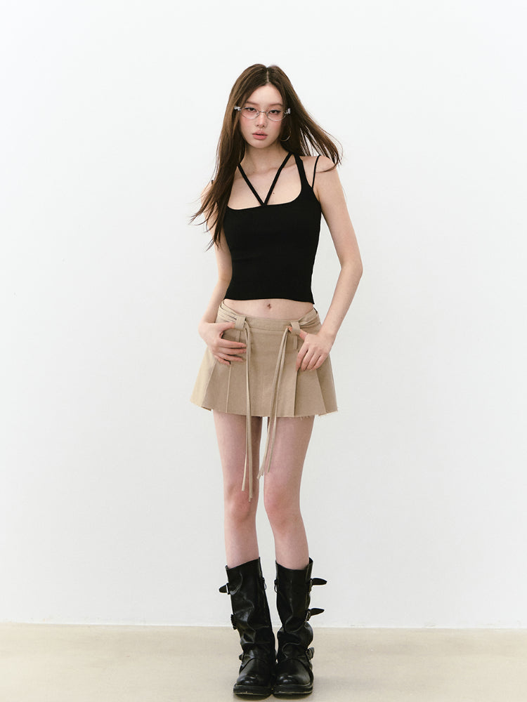 Multi-Strap Knit Sling Vest