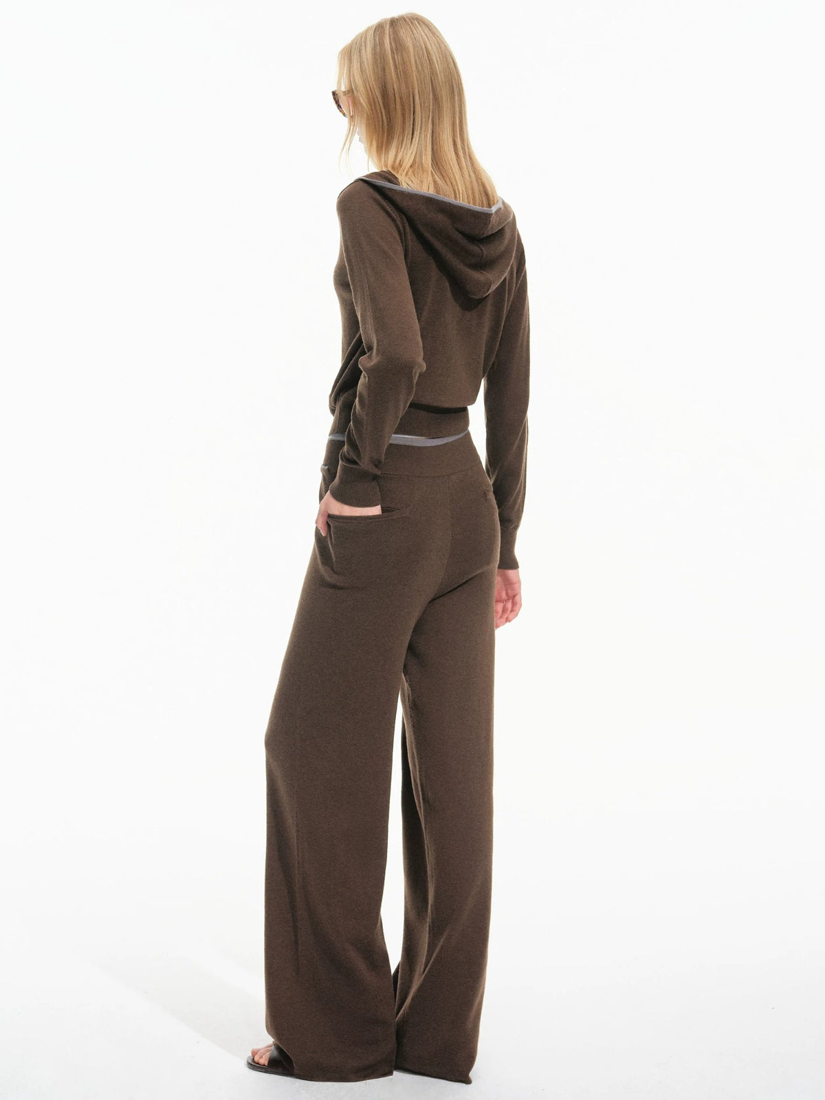 Contrast Three Piece Layered Set