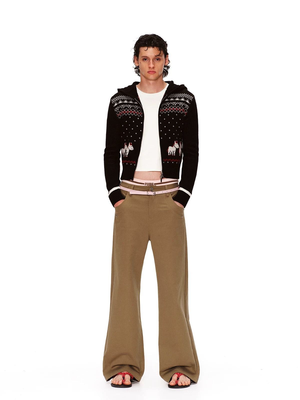 Puppy Charm Straight Pants