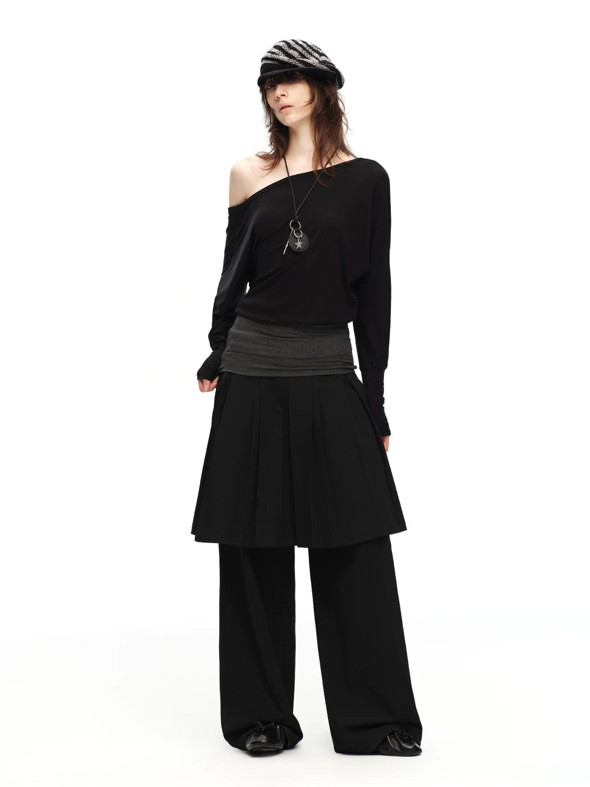 Two-Way V Neck Top