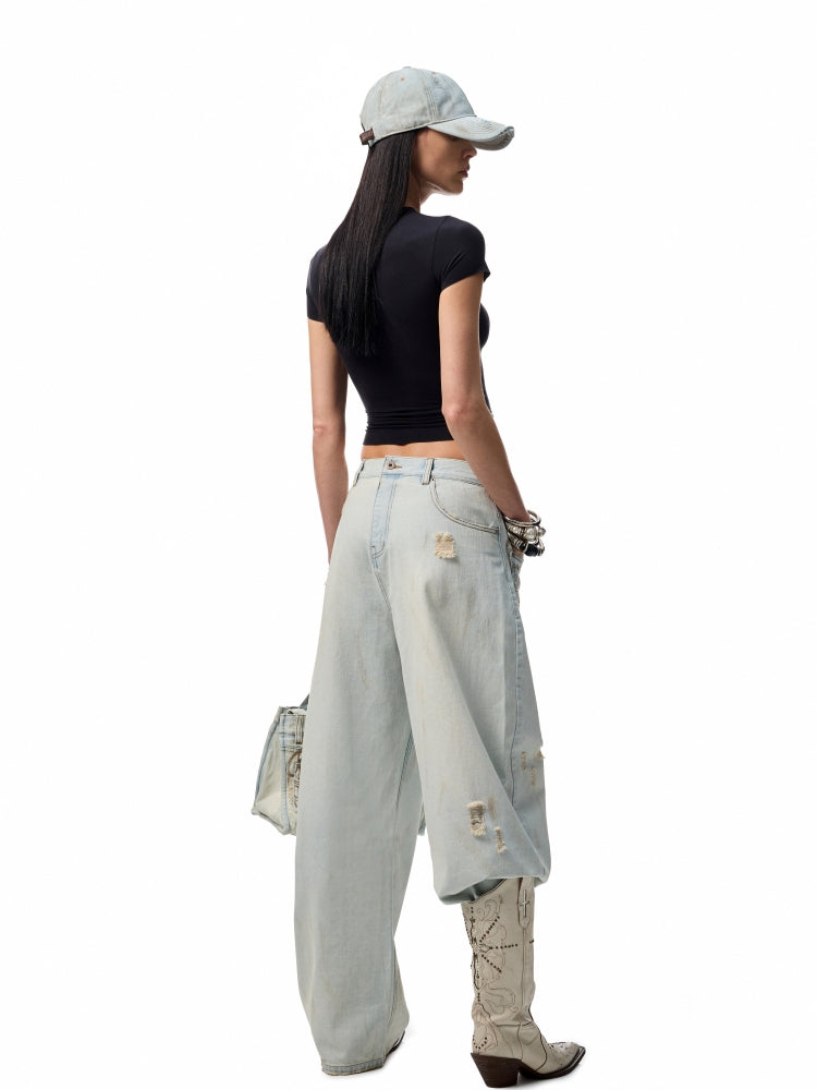 Basic Slim-Fit Solid-Color T-shirt