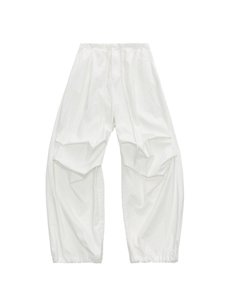 Washed-Distressed Balloon Work Pants