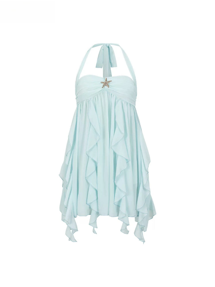 Midsummer Starfish Halter Dress