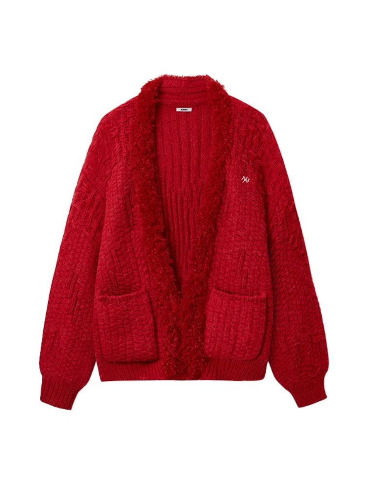 Polar Mohair Knit Cardigan