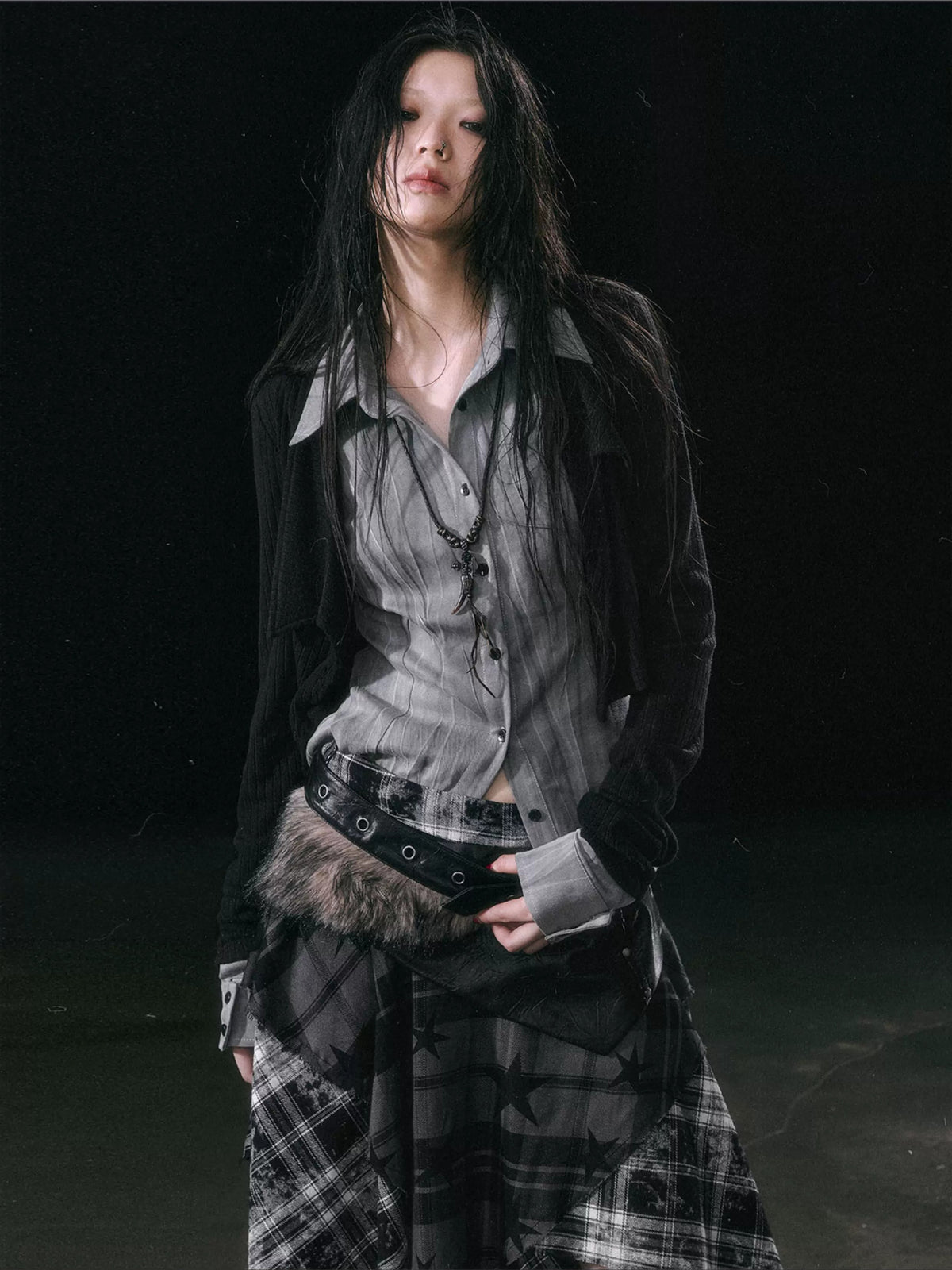 Contrast Layered Shirt