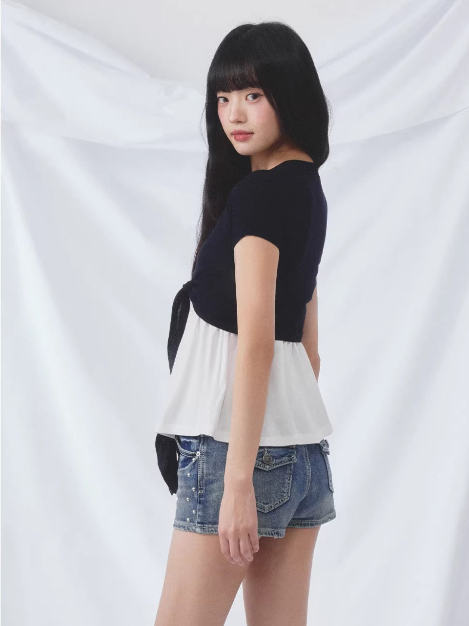 Tie Cardigan Camisole Set