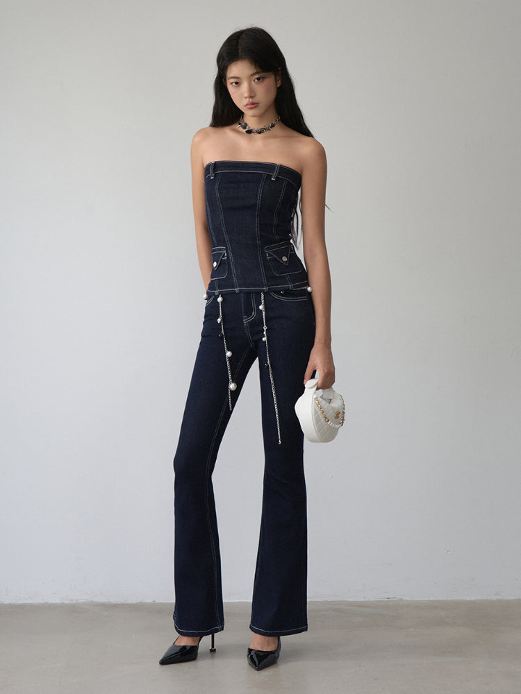 Original Color Slim Bootcut Jeans