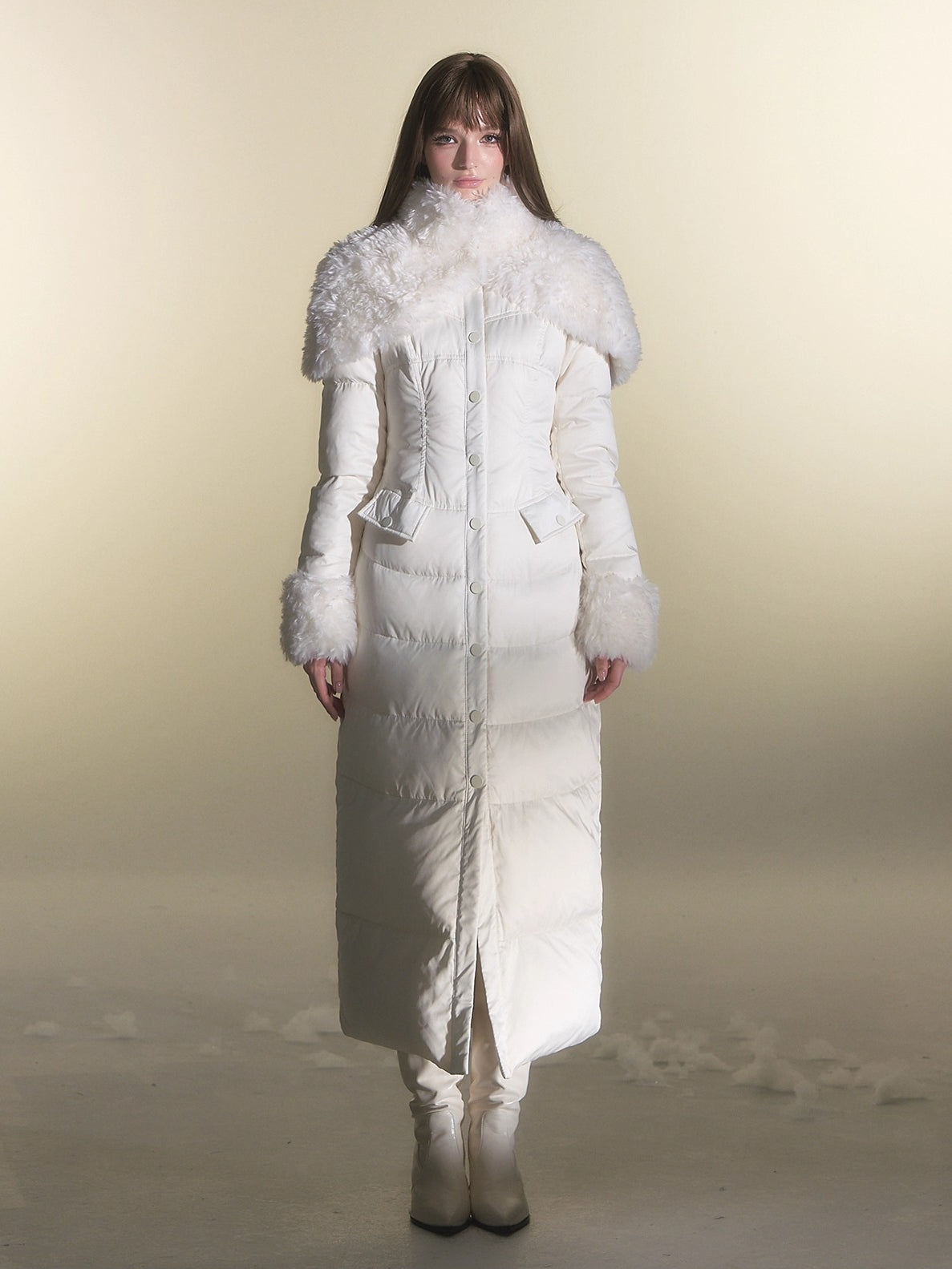 Cloak Style Eco-Friendly Fur Shawl