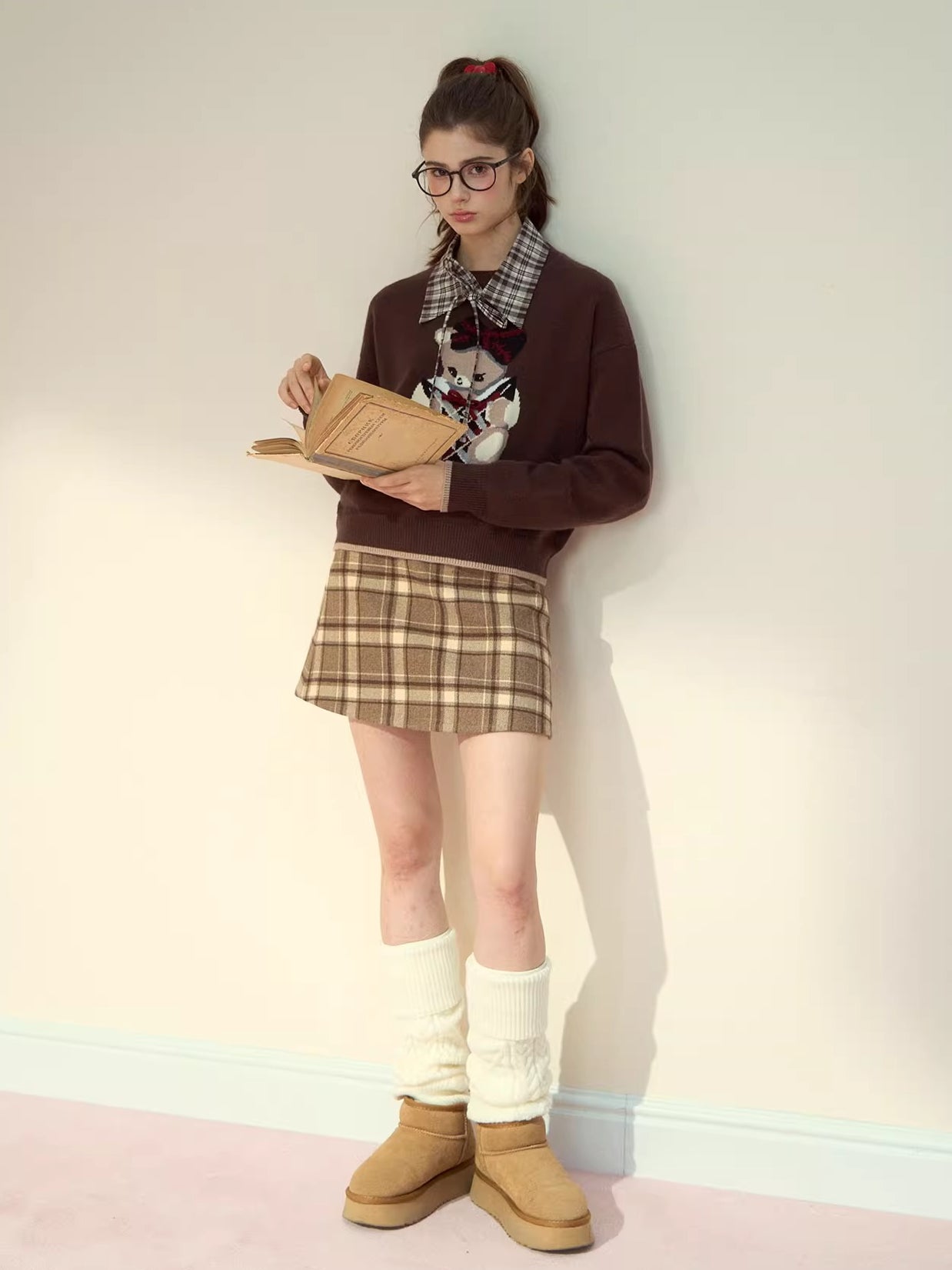 Preppy Bunny Diary Sweater