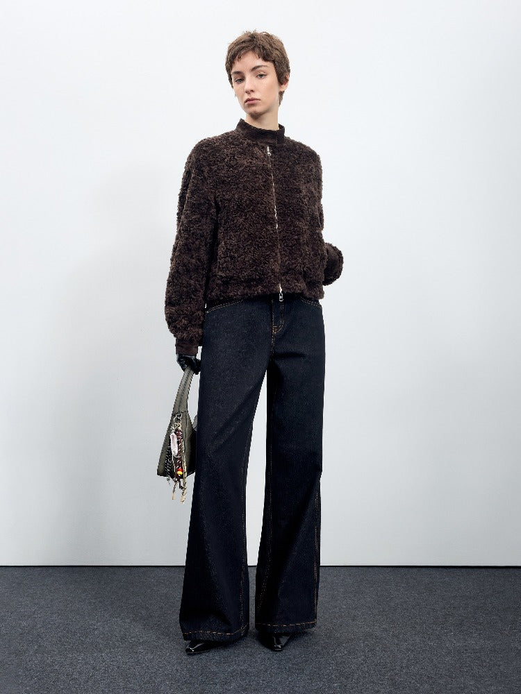 Raw Denim Straight Jeans