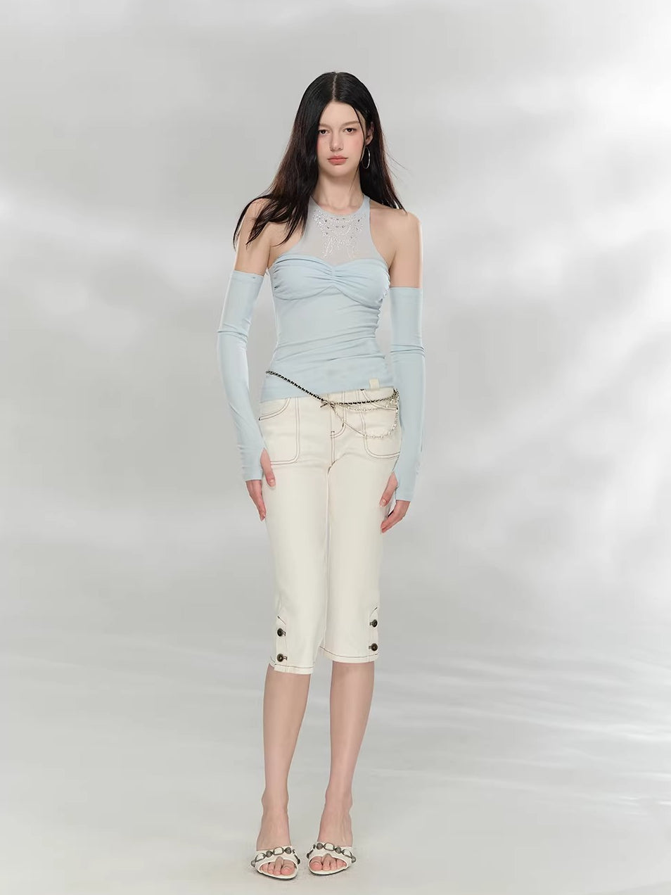 Mesh Layered Top