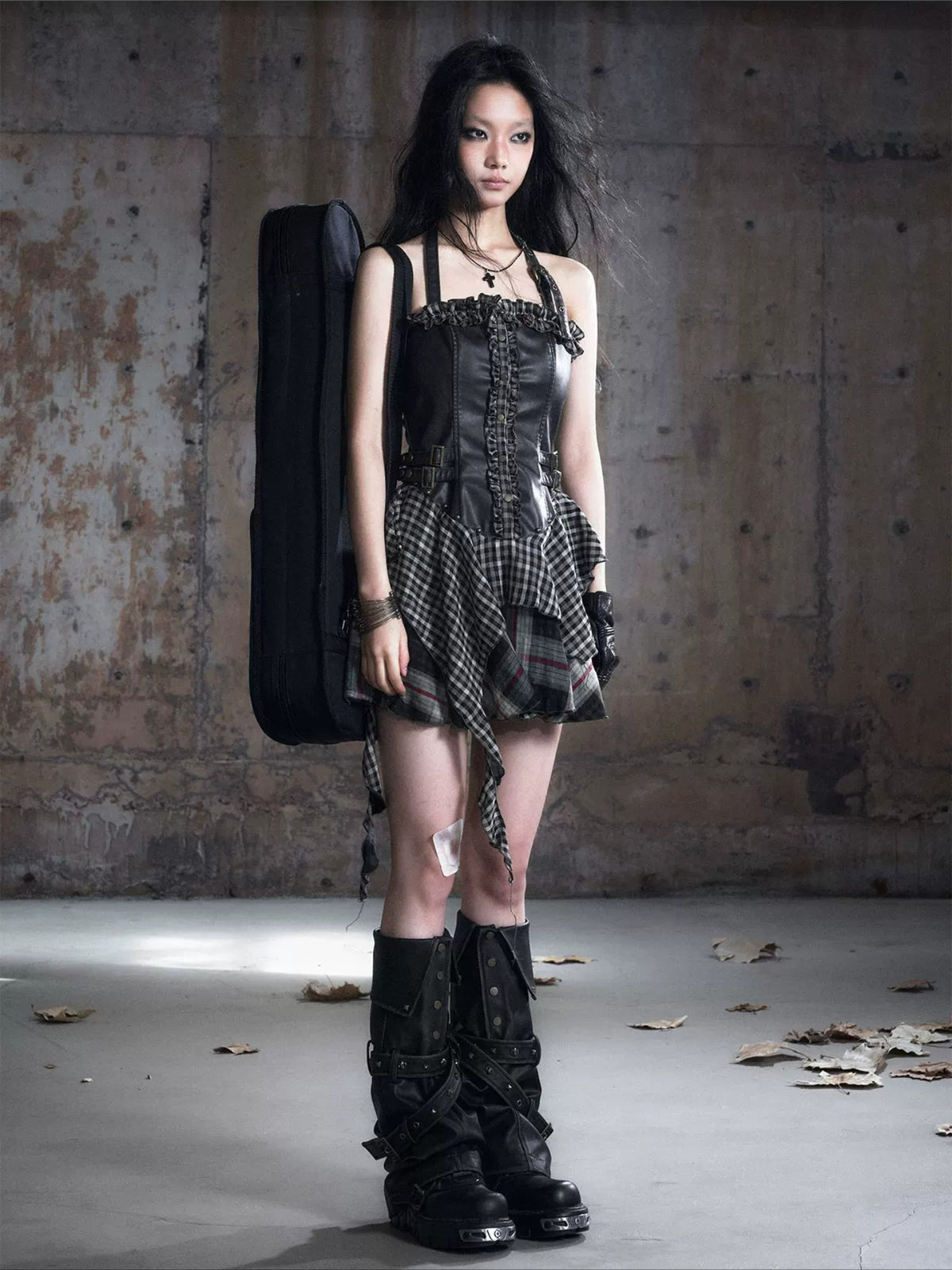 Velvet Halter Dress