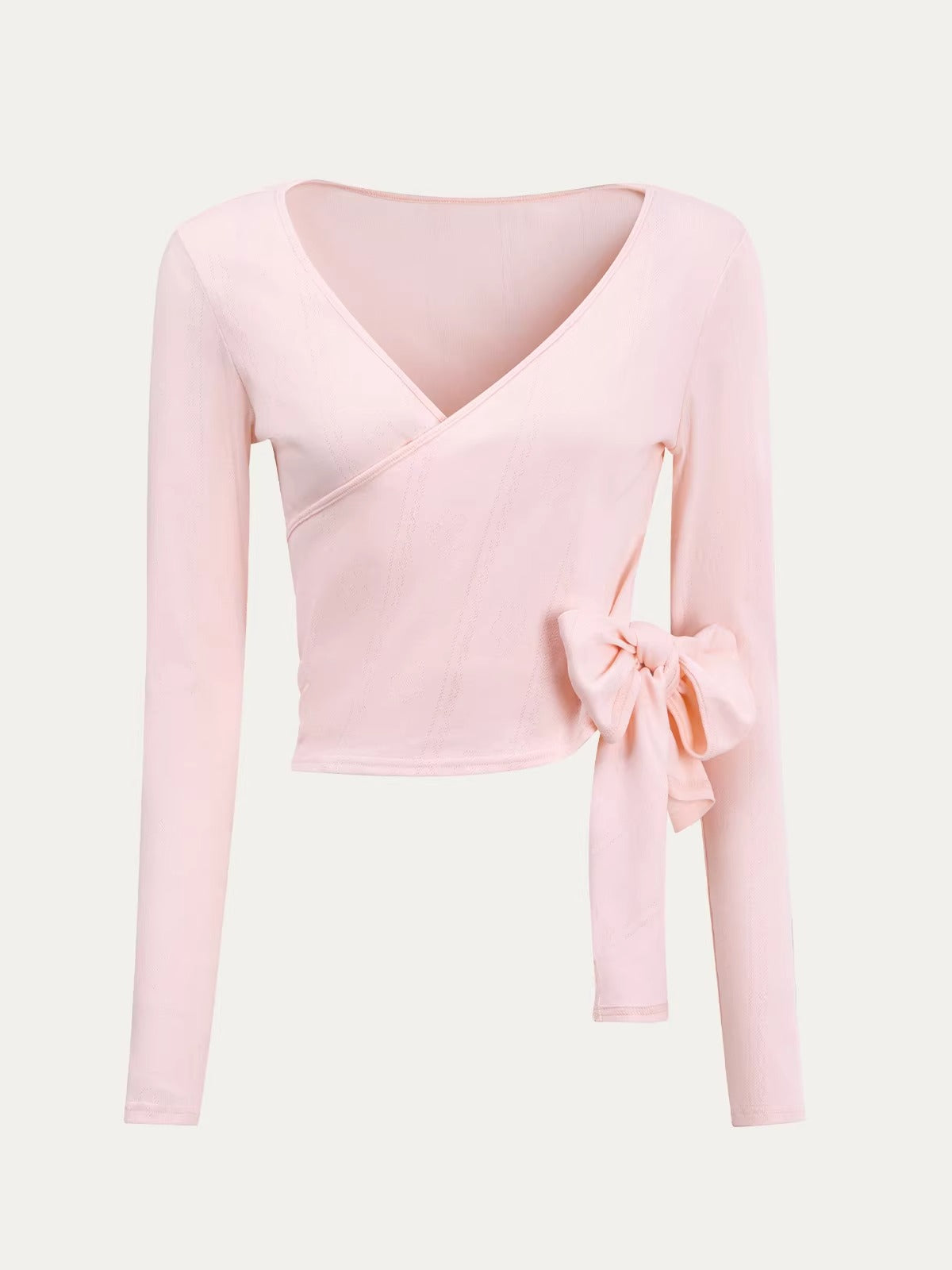 Deep V-neck Blouse & Cami & Skirt Set