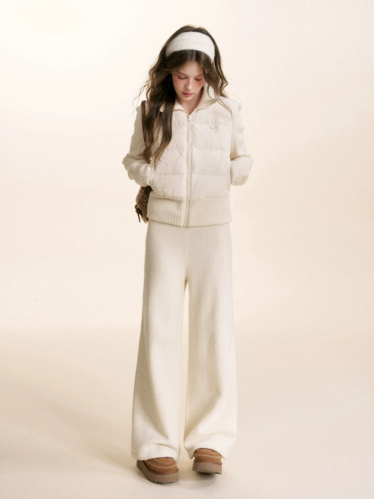 Wool Knit Down Jacket