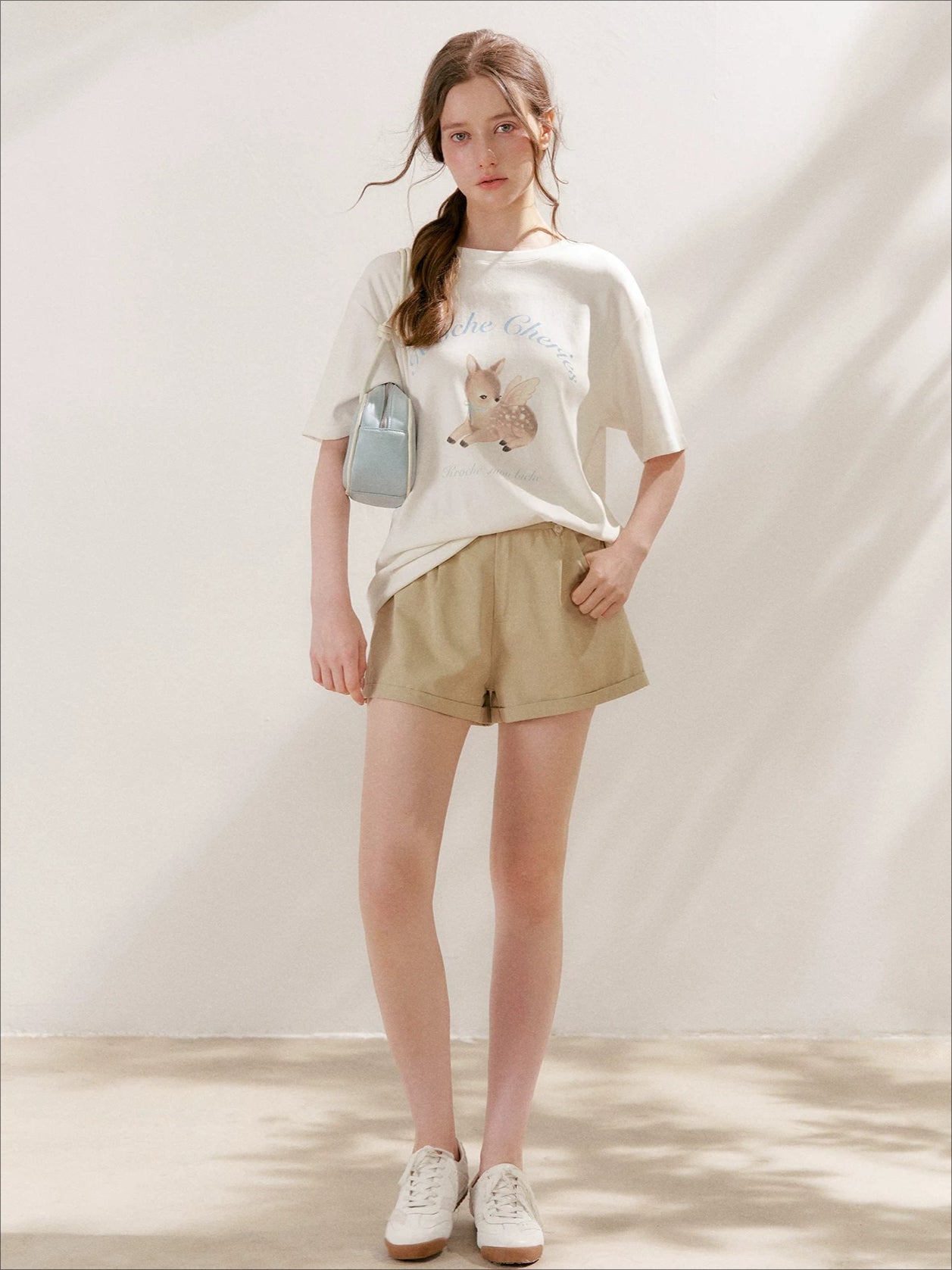 Deer Print Loose T-Shirt