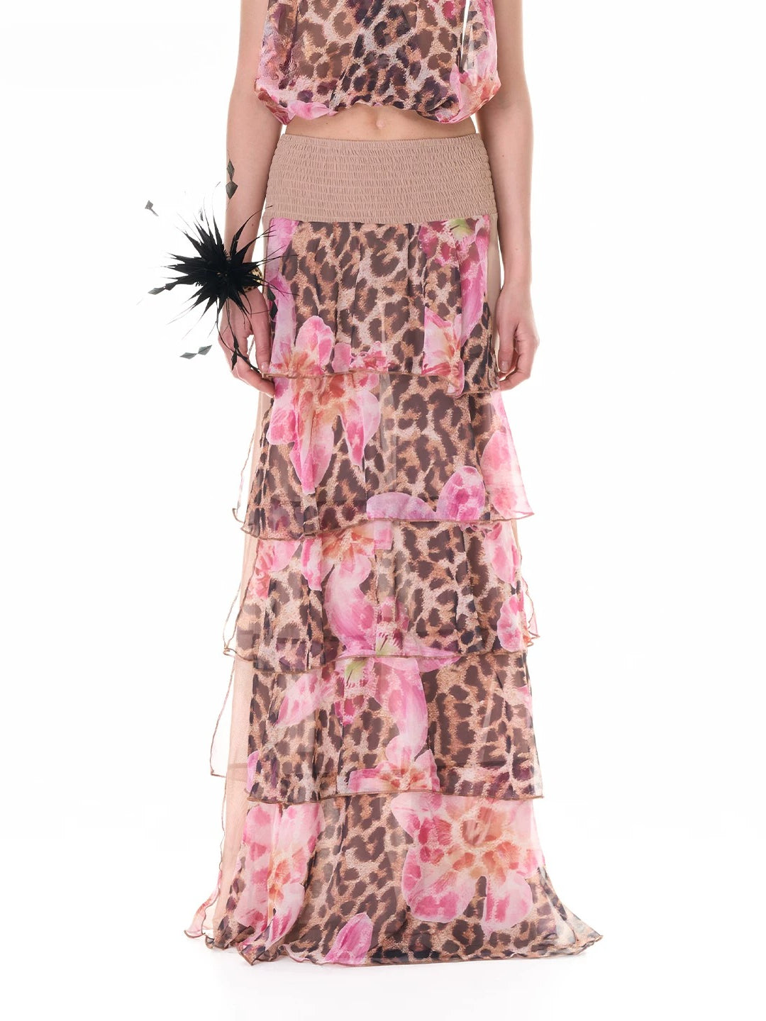 Floral Halter Skirt Set