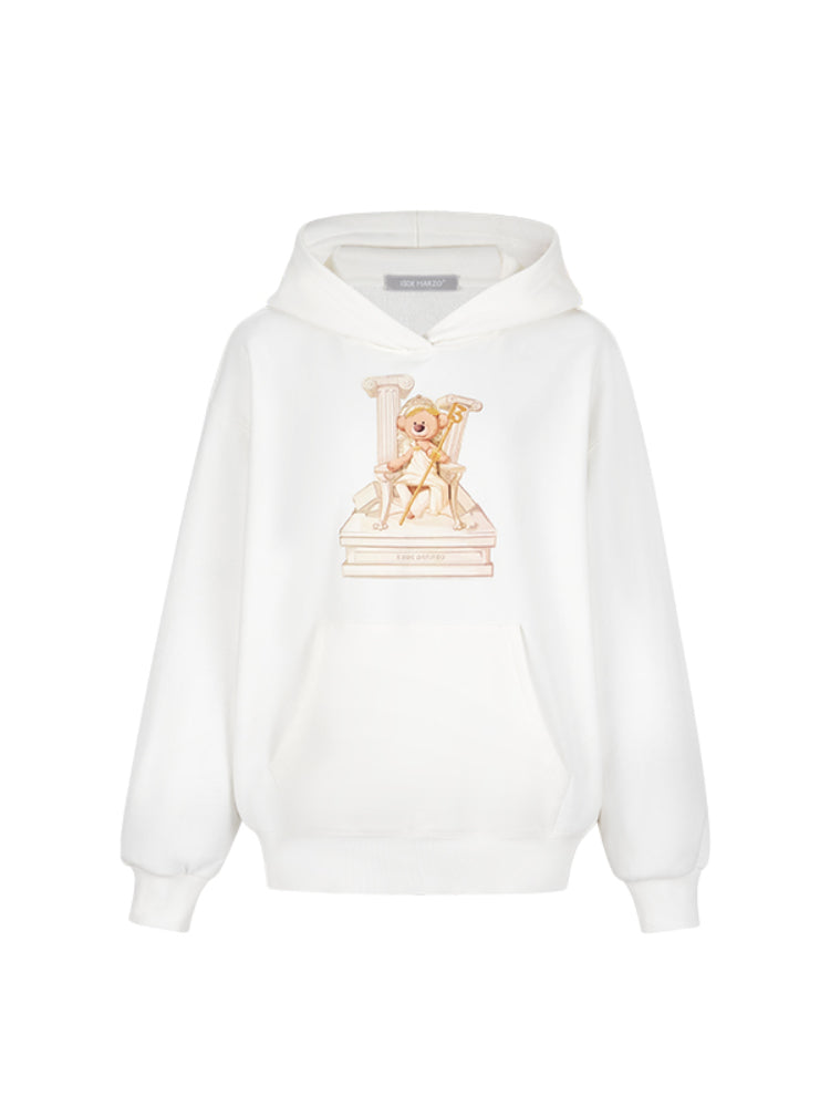Illustrated Hoodie Sweatshirt