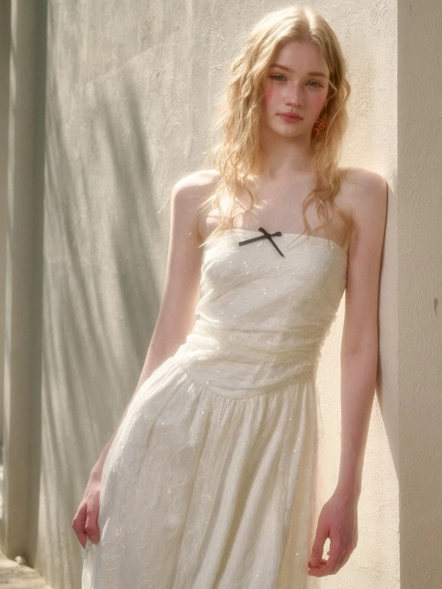 Sequin Lace Slip Dress
