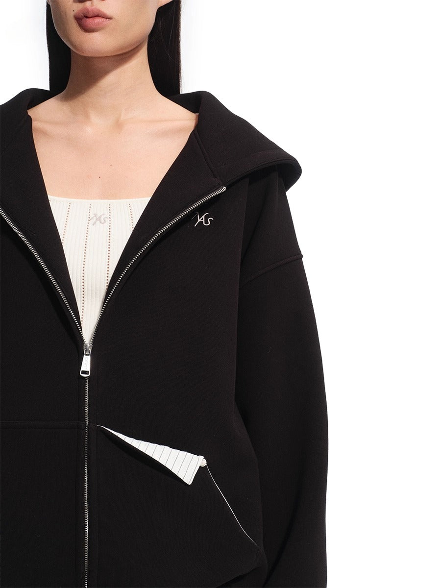 Black Wilderness Hoodie Jacket