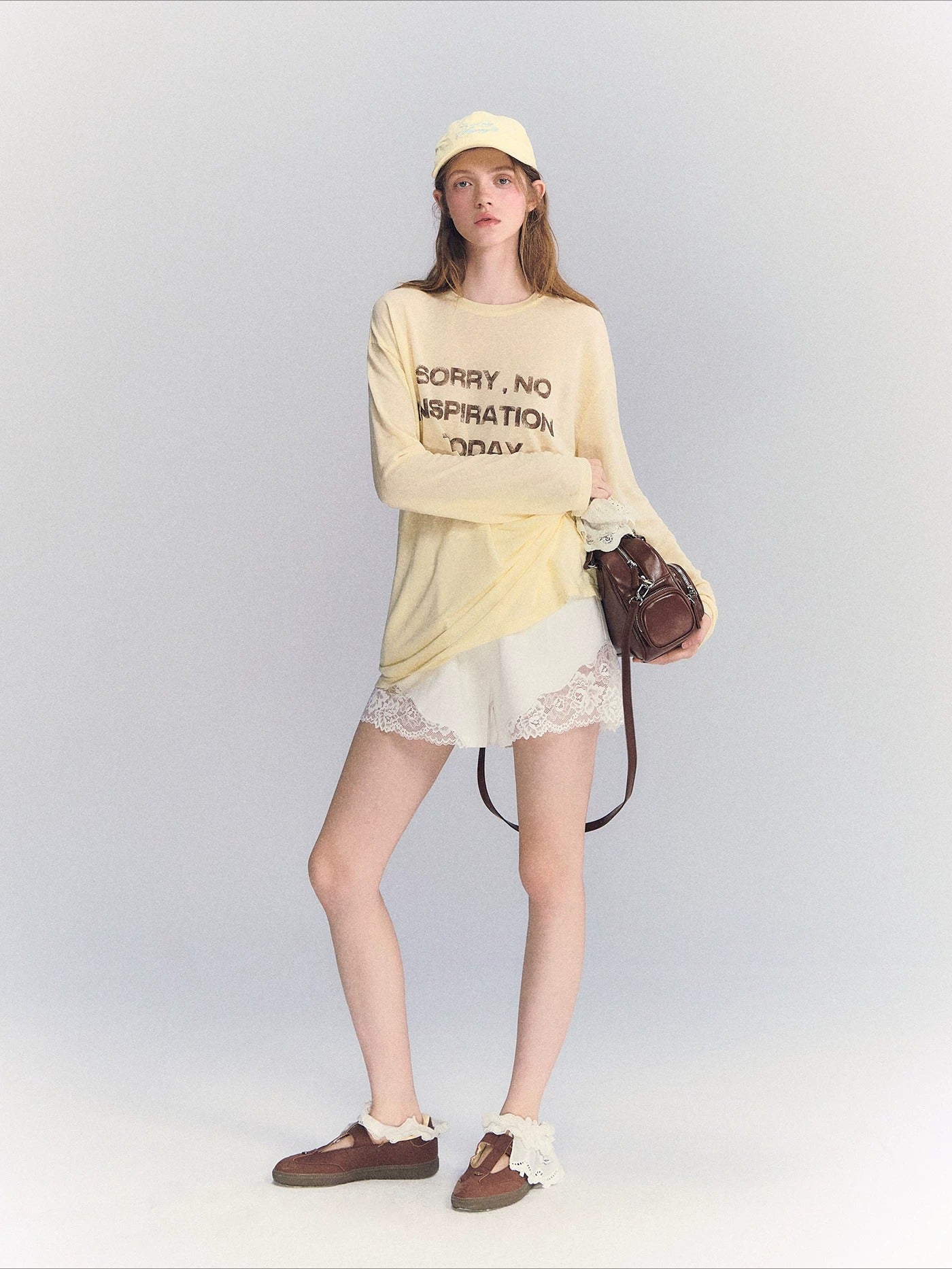 Lace Trim Cotton Shorts
