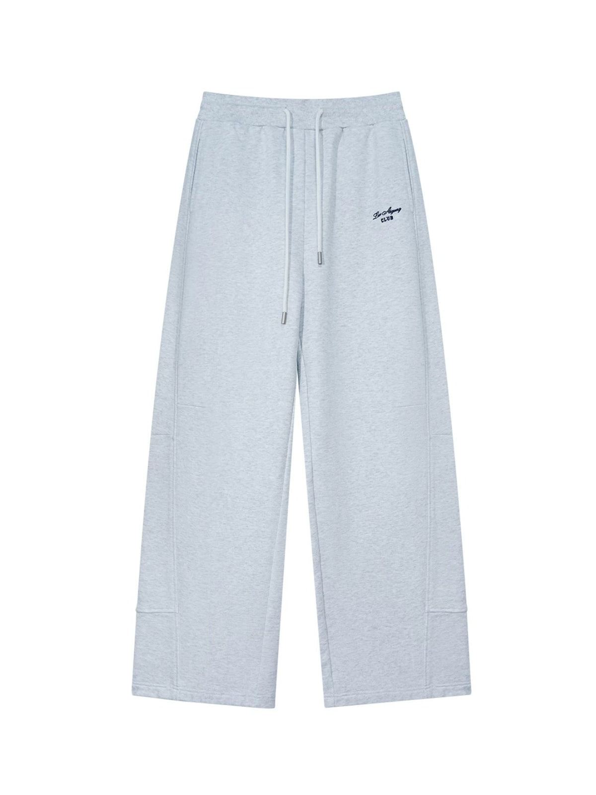 Minimal Drawstring Straight Leg Sweatpants