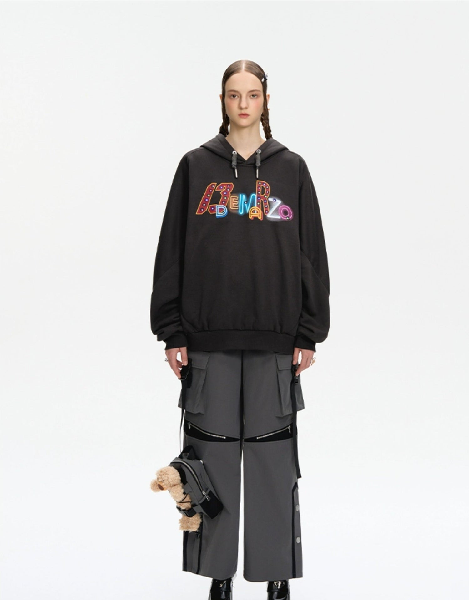 Bear Neon Light Hoodie