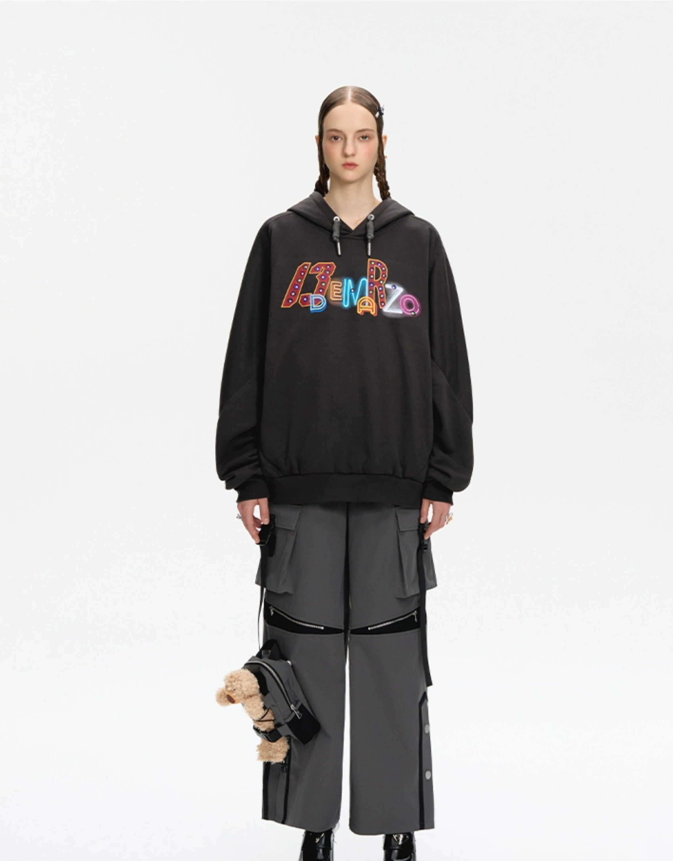 Bear Neon Light Hoodie