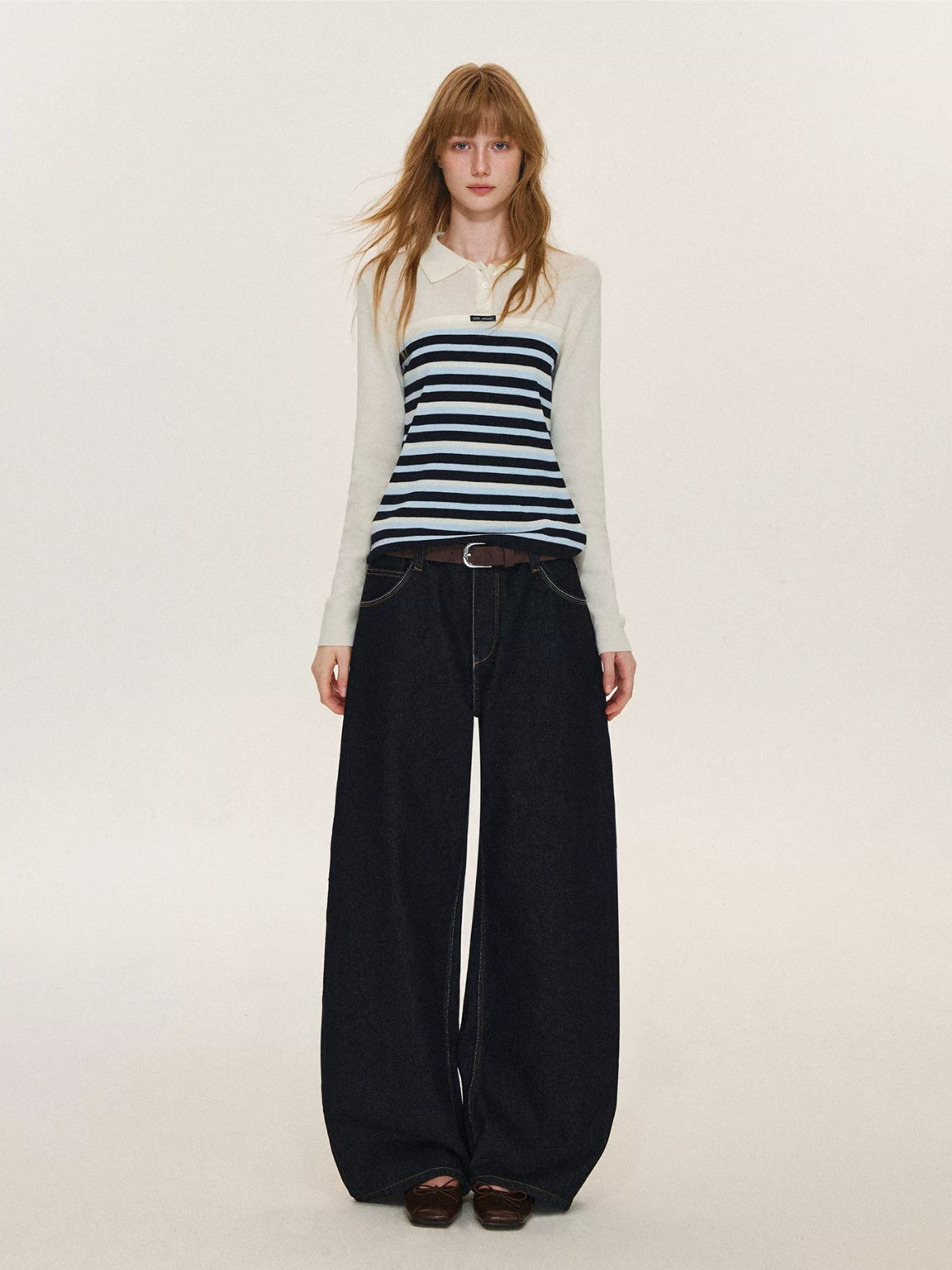 Vintage Contrast Stitch Jeans