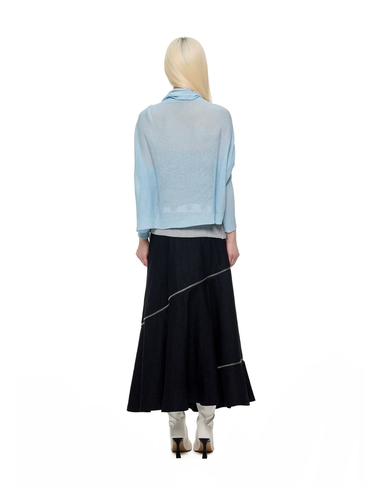 Korean Drawstring Knit Cardigan